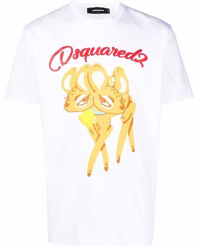 DSquared² プリント Tシャツ - ホワイト
