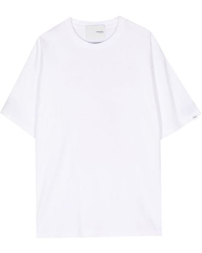 Yoshio Kubo T-Shirt mit Hai-Print - Weiß