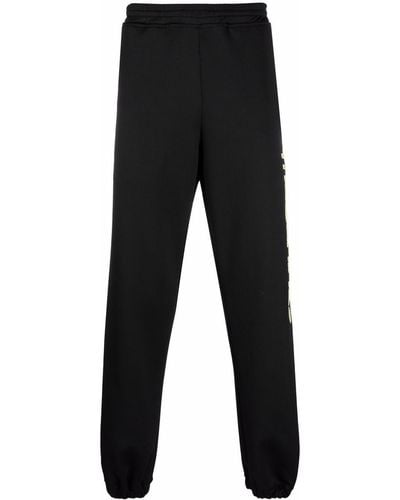 Moschino Pantalon de jogging à taille élastiquée - Noir