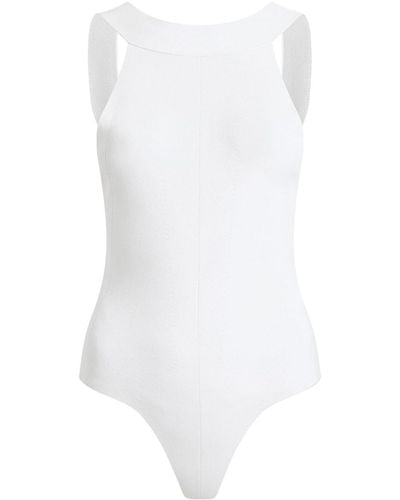 Khaite The Campagna Sleeveless Bodysuit - White