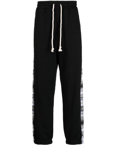 FIVE CM Embroidered-design Track Trousers - Black