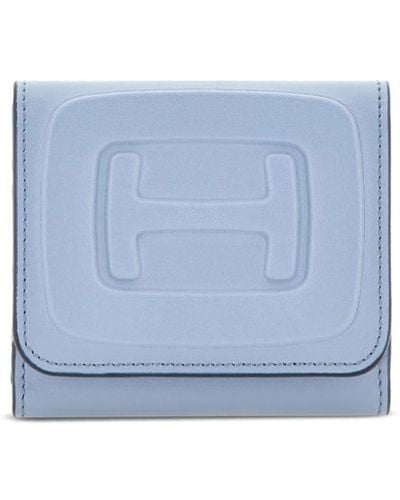 Hogan Portemonnaie mit Logo-Prägung - Blau
