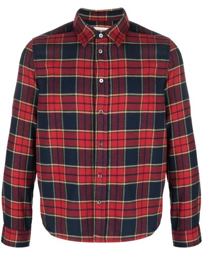 Zadig & Voltaire Stan Light Check-print Shirt - Red