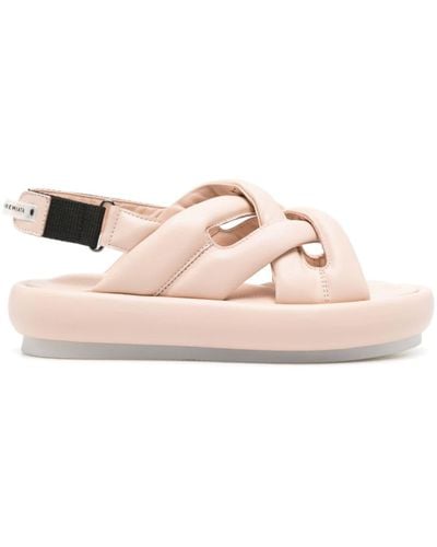 Premiata Padded leather sandals - Pink