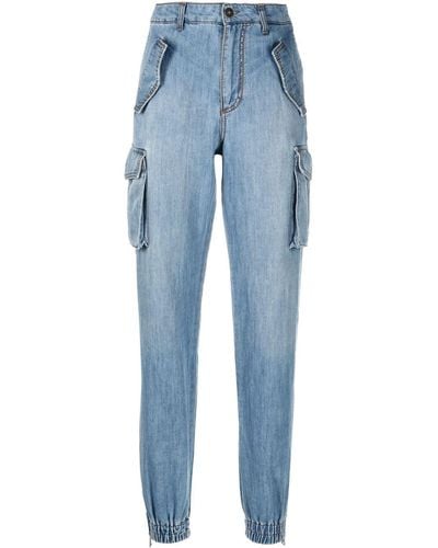 Ermanno Scervino Straight Jeans - Blauw