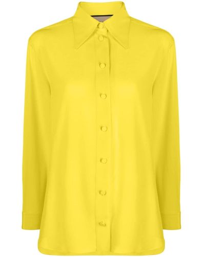 Gucci Pointed Collar Shirt - Yellow