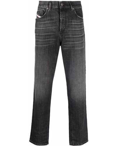 DIESEL D-fining Tapered Whisker Jeans - Grey