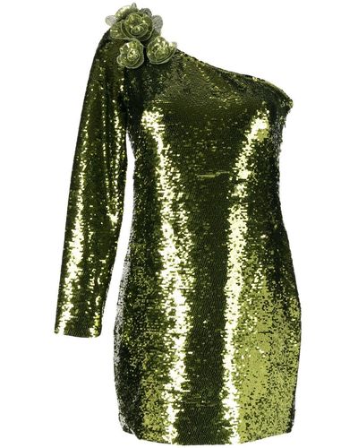 Marchesa Mini-jurk Met Pailletten - Groen