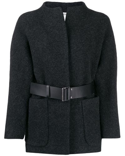 Ba&sh Cliff Belted Coat - Gray