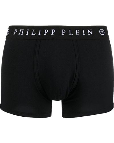 Philipp Plein Slip con stampa - Nero