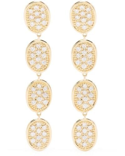 Marco Bicego 18kt Yellow Gold Diamond Drop Earrings - White