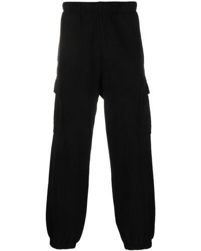 Carhartt Pantalon cargo en coton à patch logo - Noir