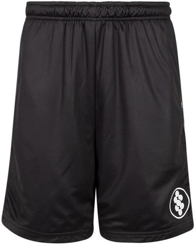 Supreme Feedback Soccer Shorts mit Print - Schwarz