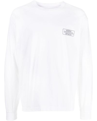 Neighborhood Logo-print Cotton T-shirt - White