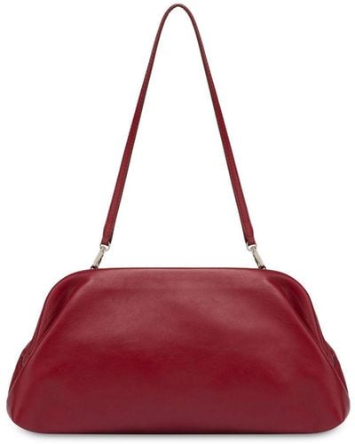 Philosophy Di Lorenzo Serafini Lauren Leather Clutch Bag - Red