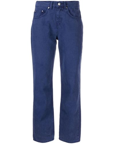Moschino Jeans Mid-rise Straight-leg Jeans - Blue