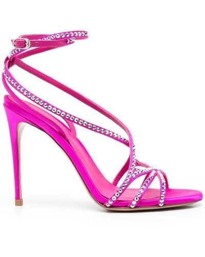 Le Silla Belen Strap-design 110mm Sandals - Pink