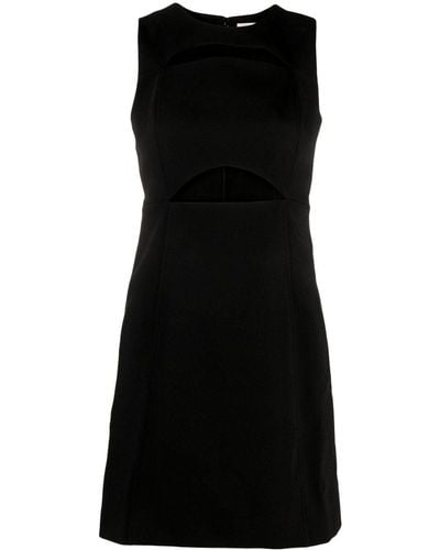 MICHAEL Michael Kors Cut-out Sleeveless Shift Dress - Black