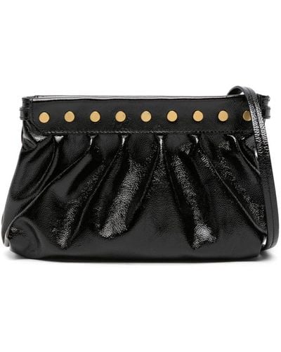 Isabel Marant Small Luz Leather Crossbody Bag - Black