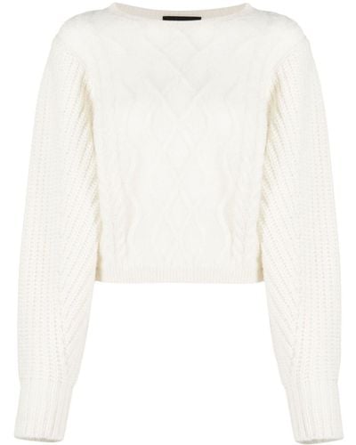 Fabiana Filippi Klassischer Pullover - Weiß