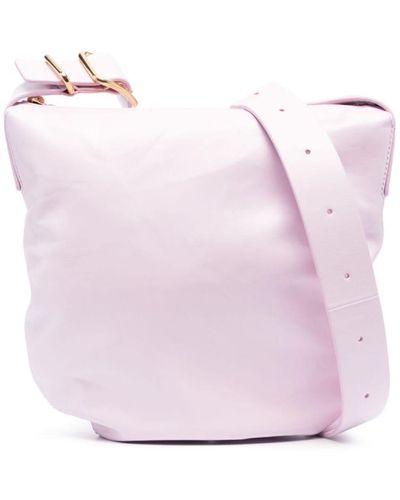 Jil Sander Small Leather Shoulder Bag - Pink