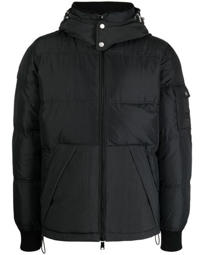 Alpha Tauri Hooded Padded Jacket - Black