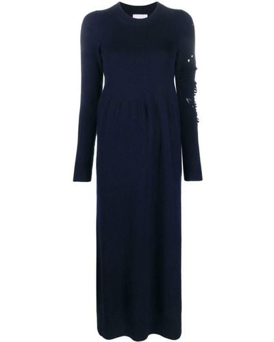 Barrie Long Cashmere Dress - Blue