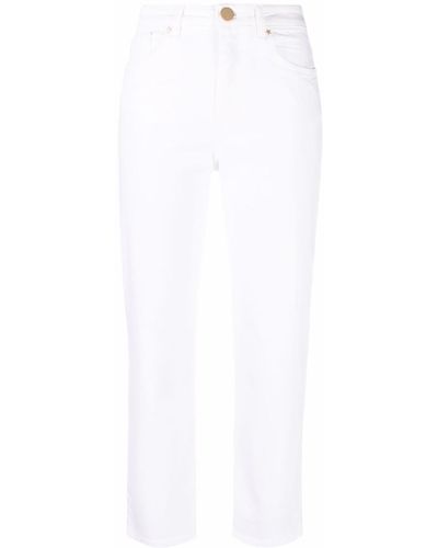Lorena Antoniazzi High-waist Cropped Jeans - White