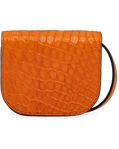 Ferragamo Gancini Mini Cardholder Bag - Orange