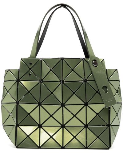 Bao Bao Issey Miyake Geometric cut-out tote bag - Verde