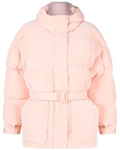 Ienki Ienki Belted Puffer Jacket - Pink