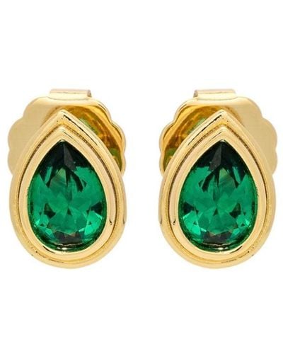 Kenneth Jay Lane Crystal-embellished Earrings - Green
