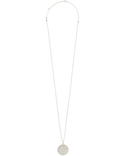 Ambush Team League Silver Necklace - White