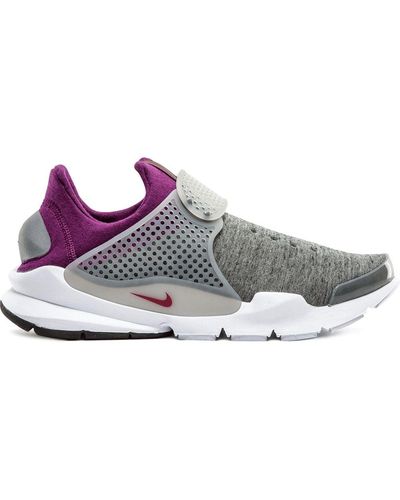 Nike Sock Dart Tech Fleece Shoes - Size 10 - Gray