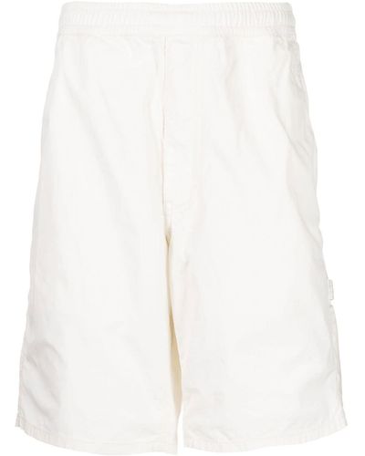 Chocoolate Cargo-Shorts mit Logo - Weiß