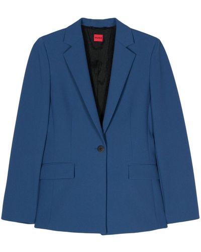 HUGO Atana シングルジャケット - ブルー