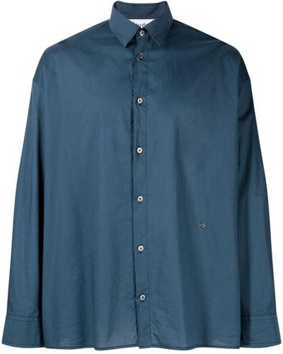 Etudes Studio Camisa con cierre de botones - Azul