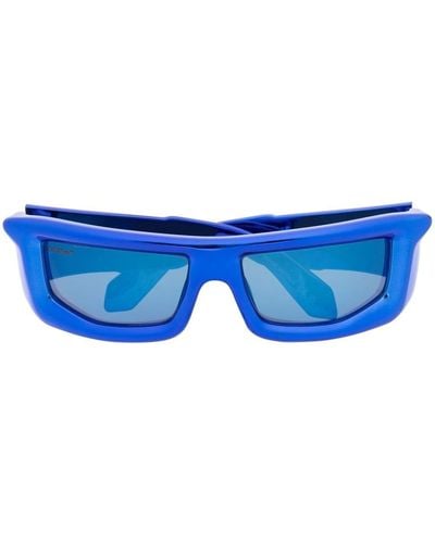 Off-White c/o Virgil Abloh Gafas de sol rectangulares - Azul