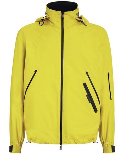 Zegna Usetheexisting Blouson Hooded Jacket - Yellow