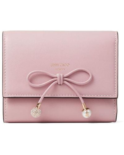 Jimmy Choo Marinda Leather Wallet - Pink