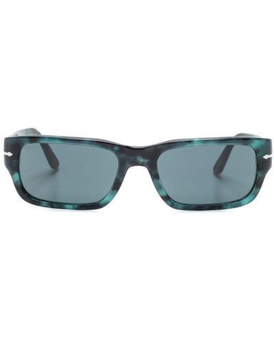Persol Adrien Rectangle-frame Sunglasses - Blue
