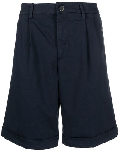 Barena Cotton Chino Shorts - Blue