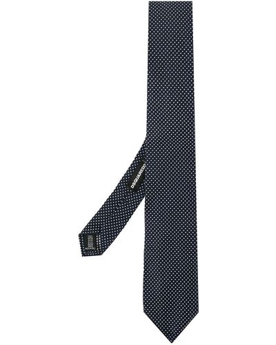 DSquared² Dotted Tie - Blue
