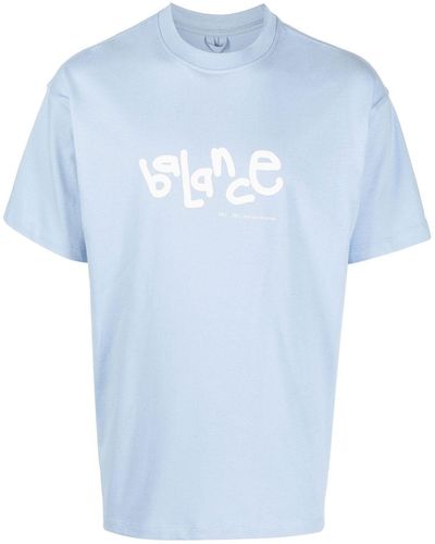 Objects IV Life T-shirt Met Grafische Print - Blauw
