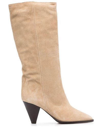 Isabel Marant Botas con tacón de 80mm - Neutro