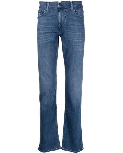 7 For All Mankind Standard Straight-leg Jeans - Blue