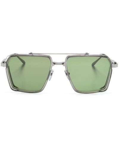 Akoni Tiros Oversize-frame Sunglasses - Green