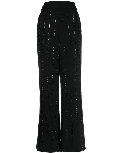 Viktor & Rolf Lucky Star crystal-embellished trousers - Nero