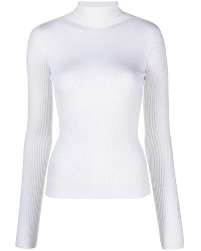 Sportmax Flavia Virgin Wool Sweater - White