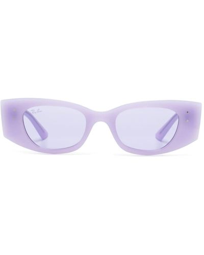 Ray-Ban Lunettes de soleil kat à monture oversize - Violet